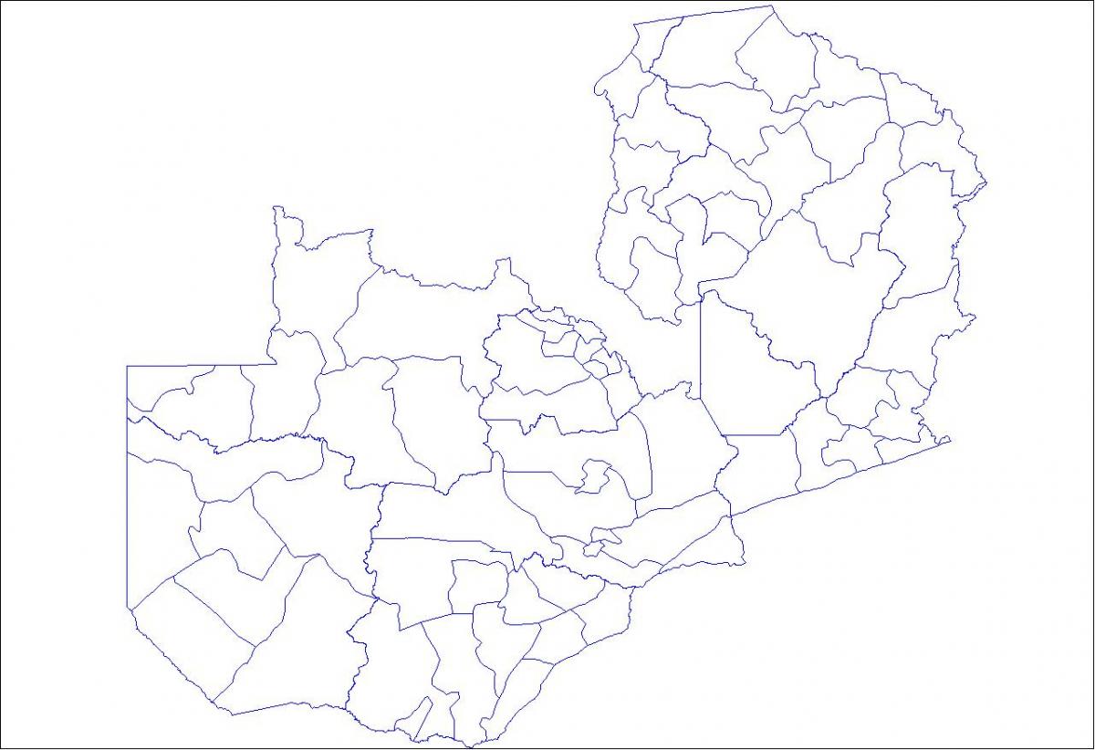 Mapa Zambia osnovy