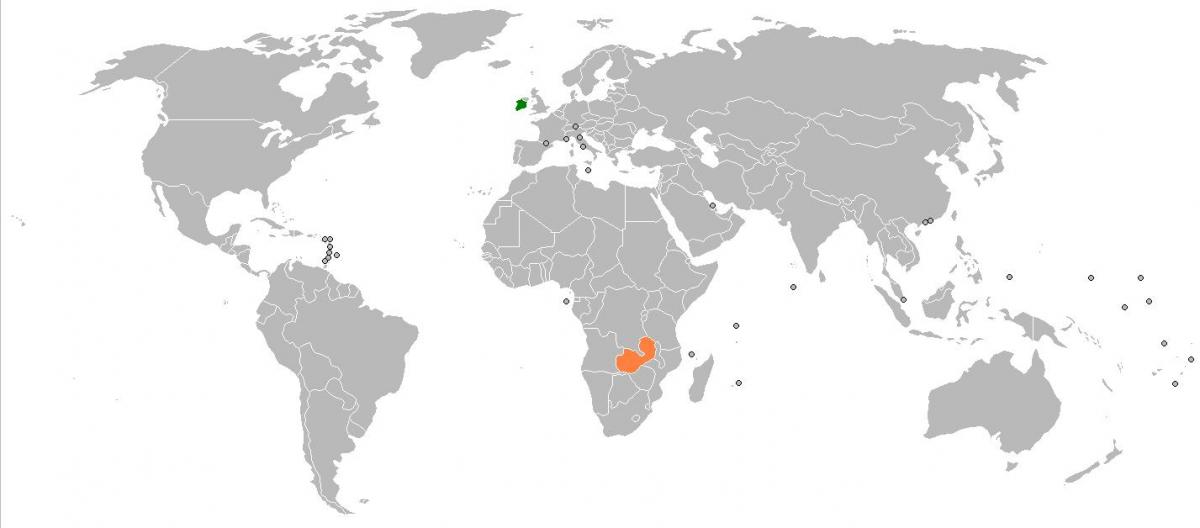Zambia mapu vo svete